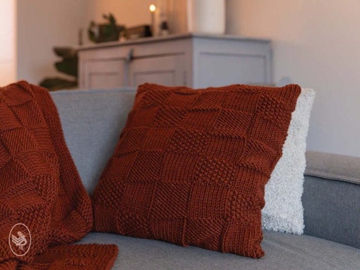 Durable Breipatroon Woondeken & Kussen