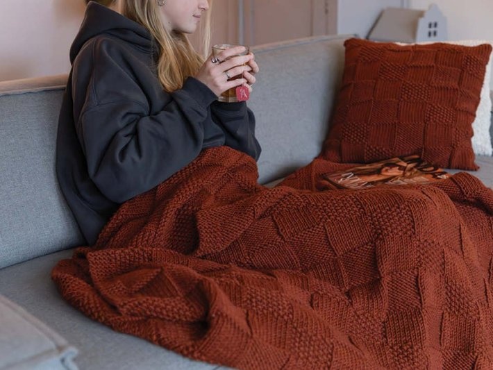 Durable Breipatroon Woondeken & Kussen