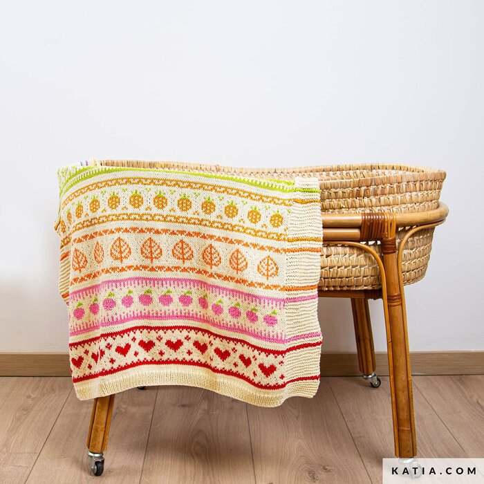 Katia Rainbow Garden KAL 2026 - S1 Warme Tinten