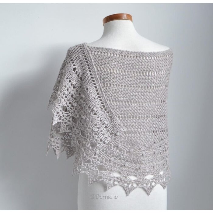 Berniolie Haakpakket: Rowena Shawl - Soqs