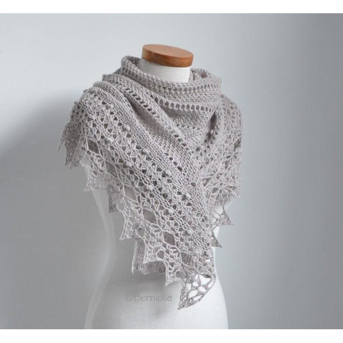 Berniolie Haakpakket: Rowena Shawl - Soqs