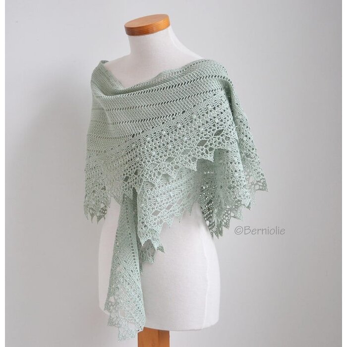 Berniolie Haakpakket: Rowena Shawl - Sugar Rush