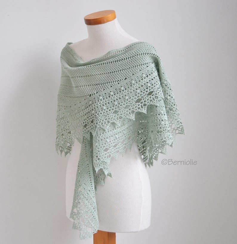 Berniolie Haakpakket: Rowena Shawl - Sugar Rush