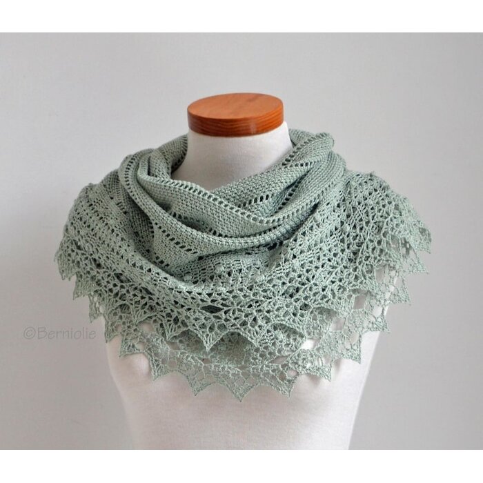 Berniolie Haakpakket: Rowena Shawl - Sugar Rush