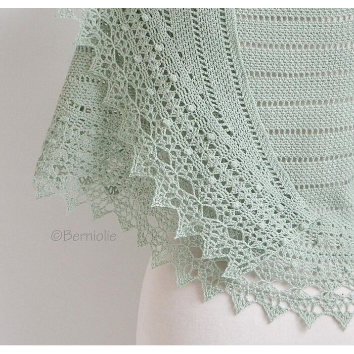 Berniolie Haakpakket: Rowena Shawl - Sugar Rush