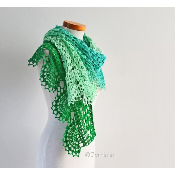Berniolie Haakpatroon Pepper Shawl