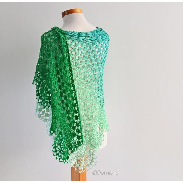 Berniolie Haakpatroon Pepper Shawl