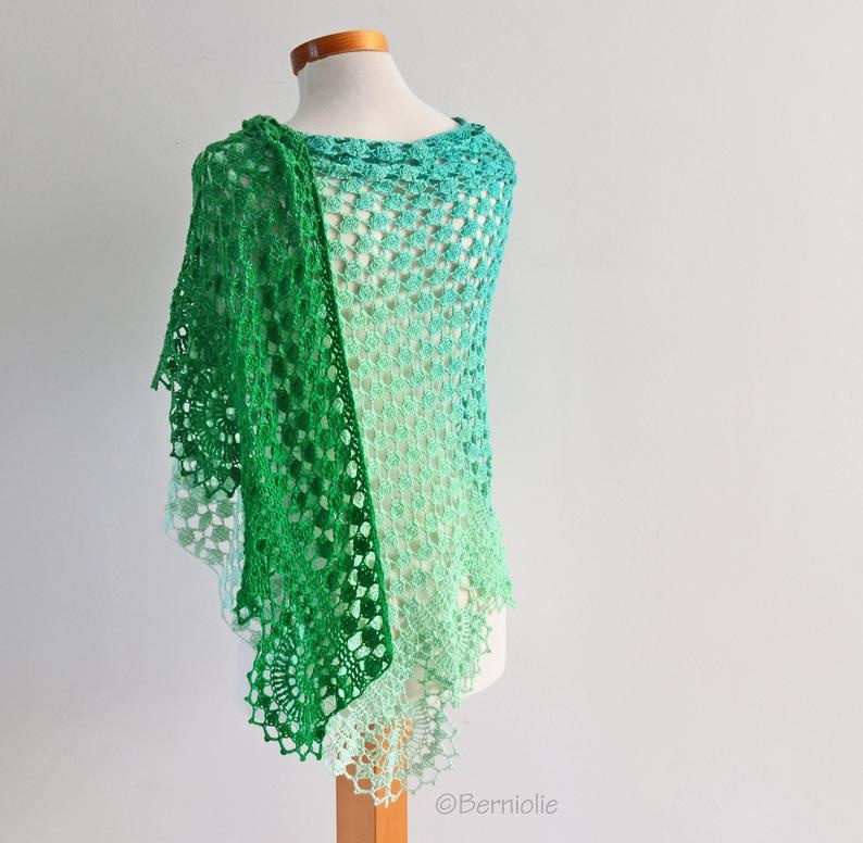 Berniolie Haakpatroon Pepper Shawl