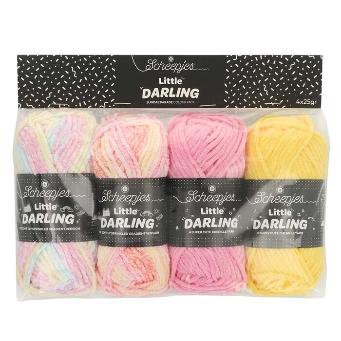 Scheepjes Little Darling Sprinkled Gradient Colour Pack Sundae Parade