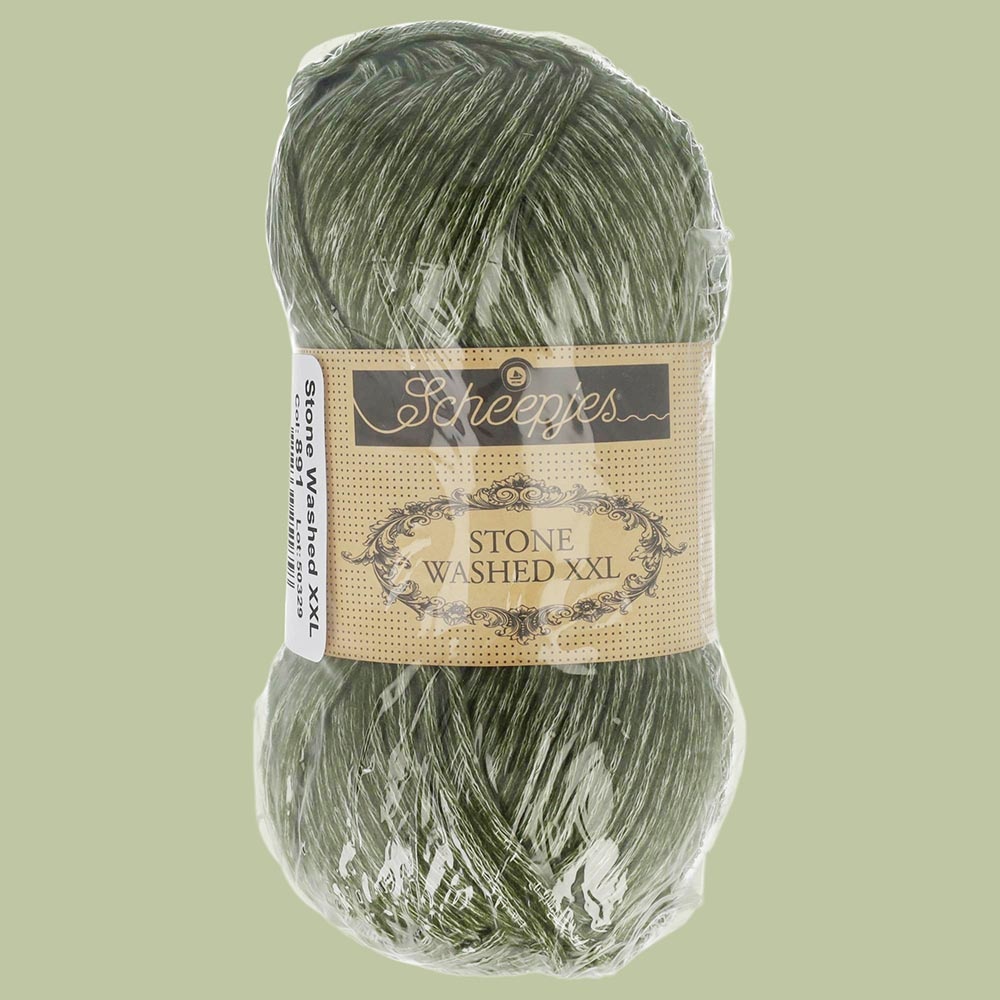 Scheepjes Stone Washed XXL 891 - Chlorite Green