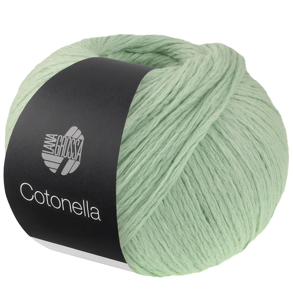 Lana Grossa Cotonella uni 206 - Mintgroen