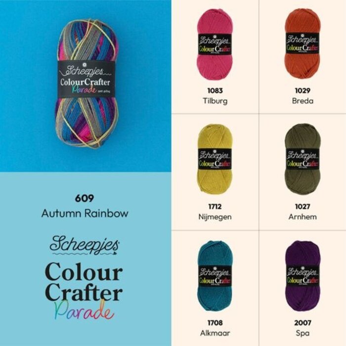 Scheepjes Colour Crafter Parade 609 - Autumn Rainbow