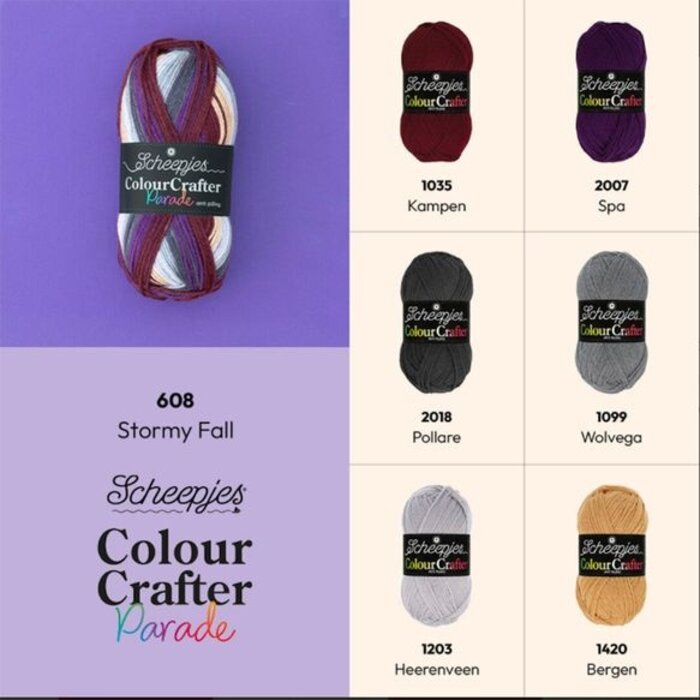 Scheepjes Colour Crafter Parade 608 - Stormy Fall
