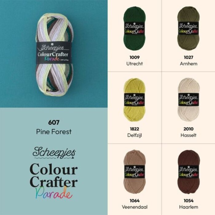 Scheepjes Colour Crafter Parade 607 - Pine Forest