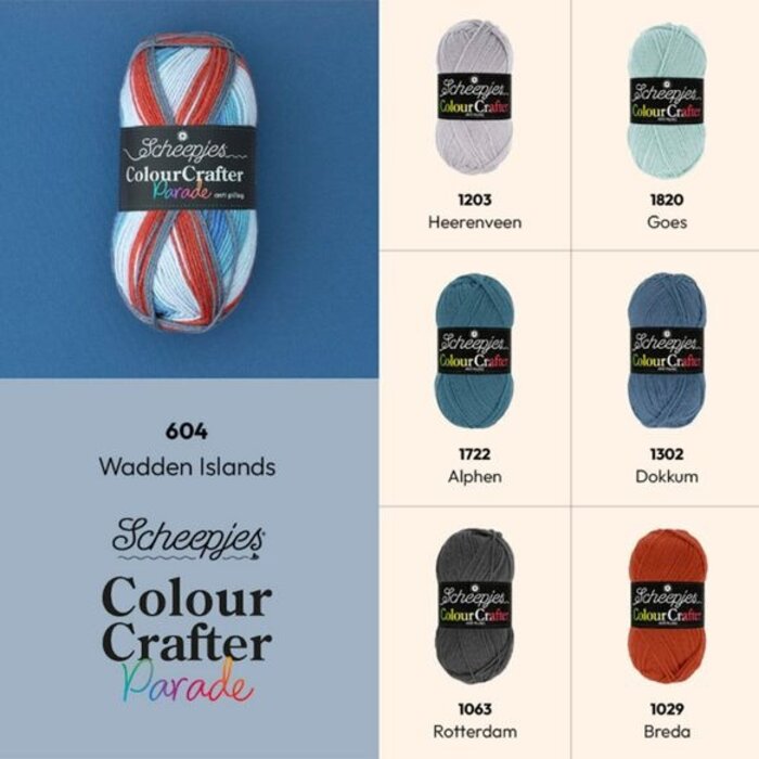 Scheepjes Colour Crafter Parade 604 - Wadden Islands