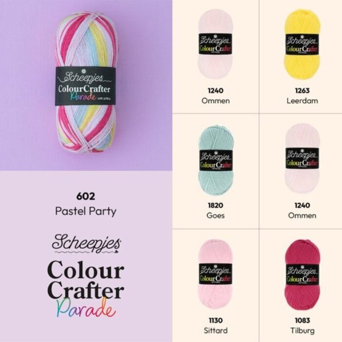Scheepjes Colour Crafter Parade 602 - Pastel Party