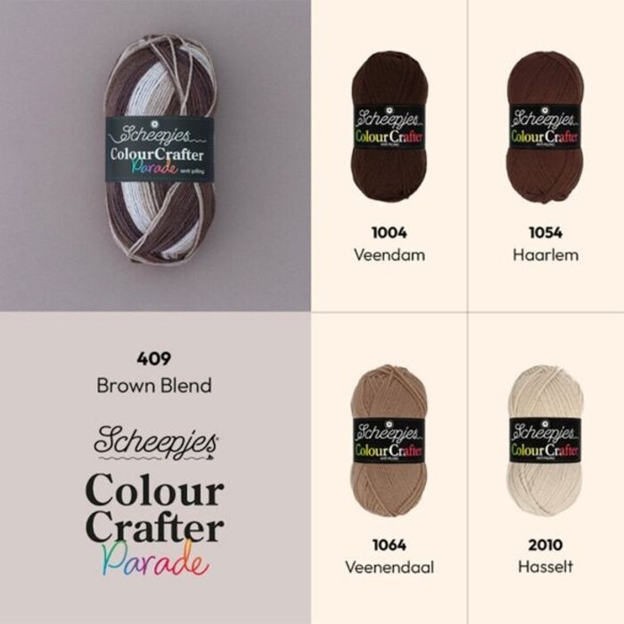 Scheepjes Colour Crafter Parade 409 - Brown Blend