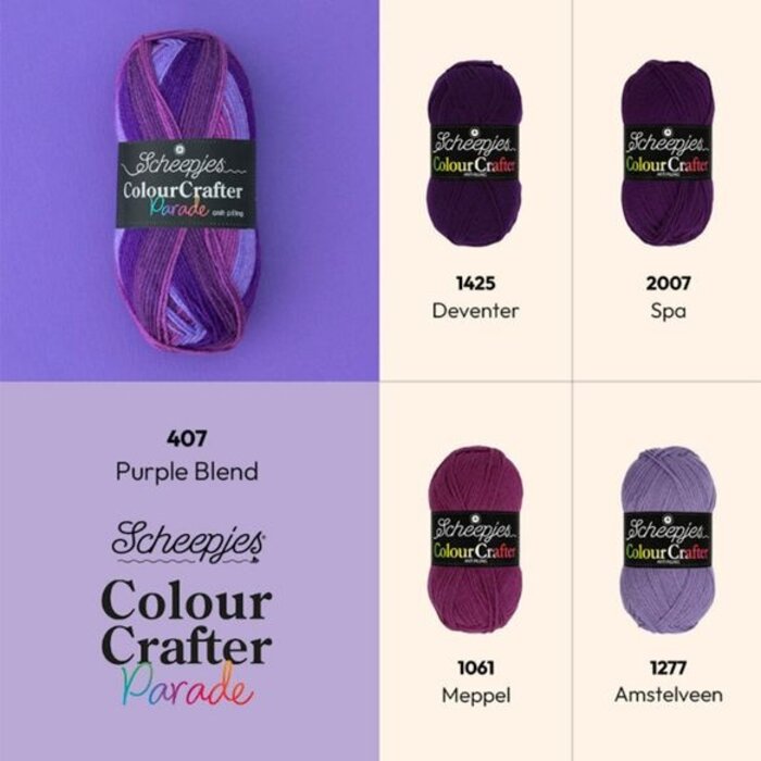 Scheepjes Colour Crafter Parade 407 - Purple Blend