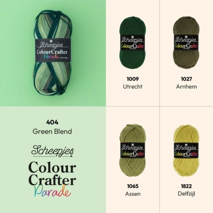 Scheepjes Colour Crafter Parade 404 - Green Blend