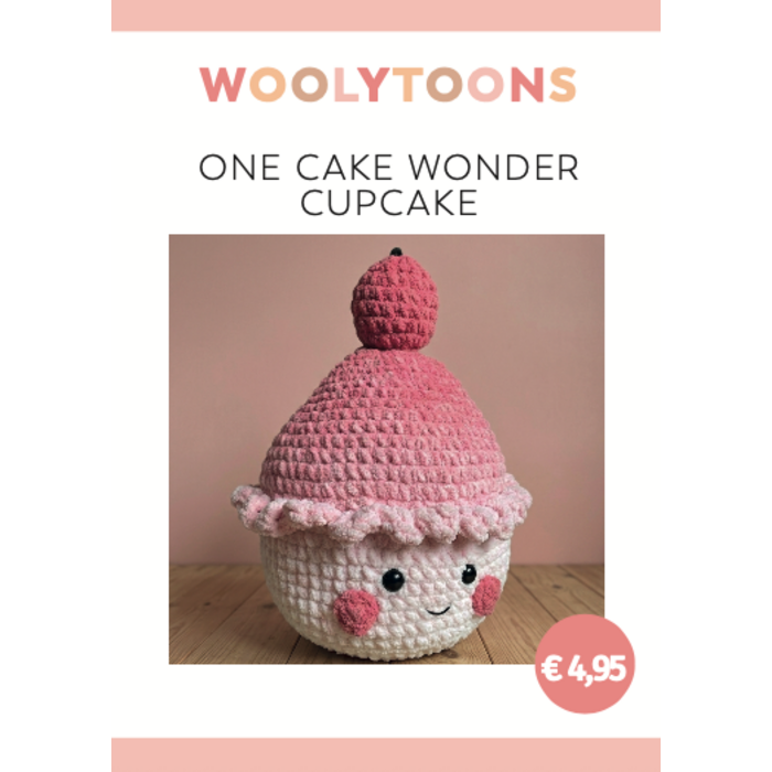 Woolytoons Haakpatroon One Cake Wonder Cupcake (boekje)