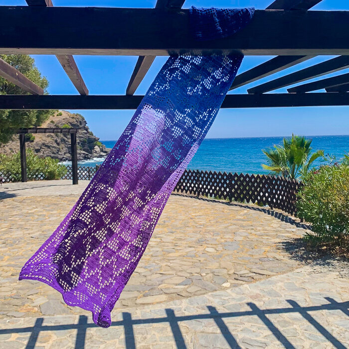 Caro's Atelier Haakpatroon Granada Grotten Sjaal (boekje)