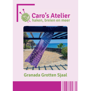 Caro's Atelier Haakpatroon Granada Grotten Sjaal (boekje)