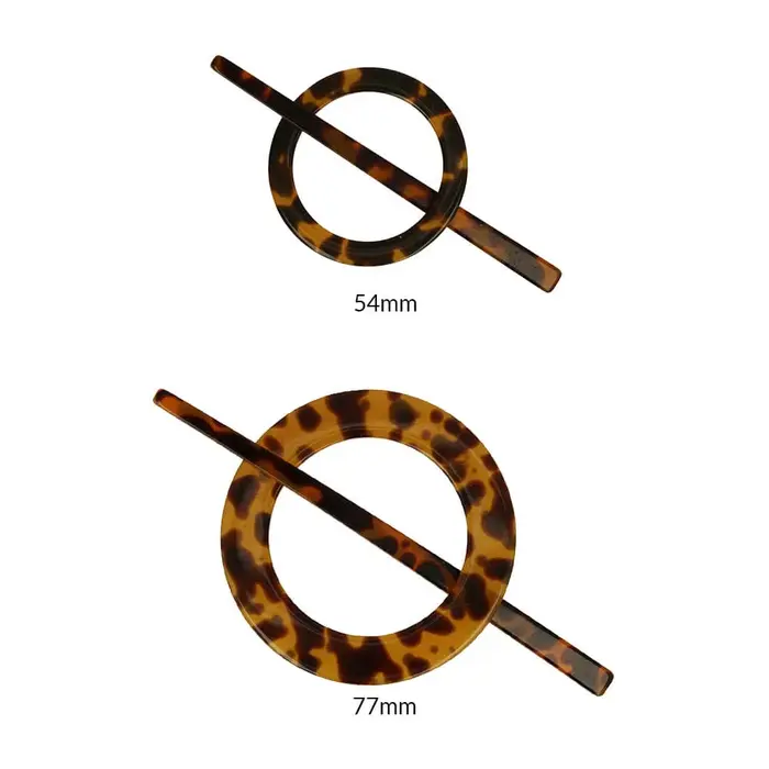 Vestsluiting rond dierenprint