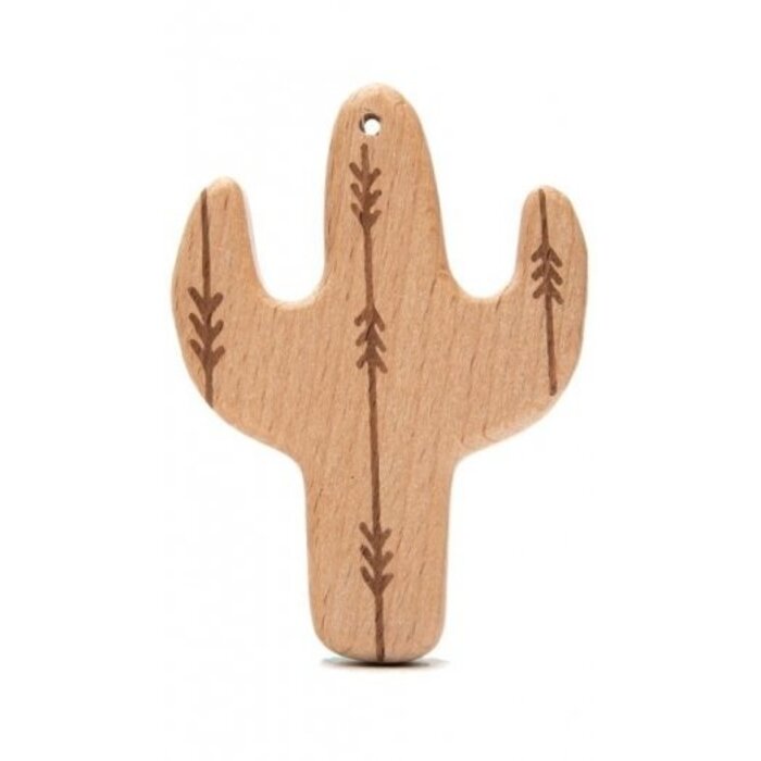 Durable Bijtring hout Cactus