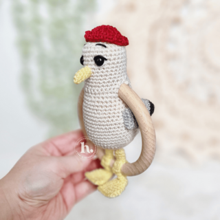 Haakchateau Haakpakket: Rammelaar Zeemeeuw