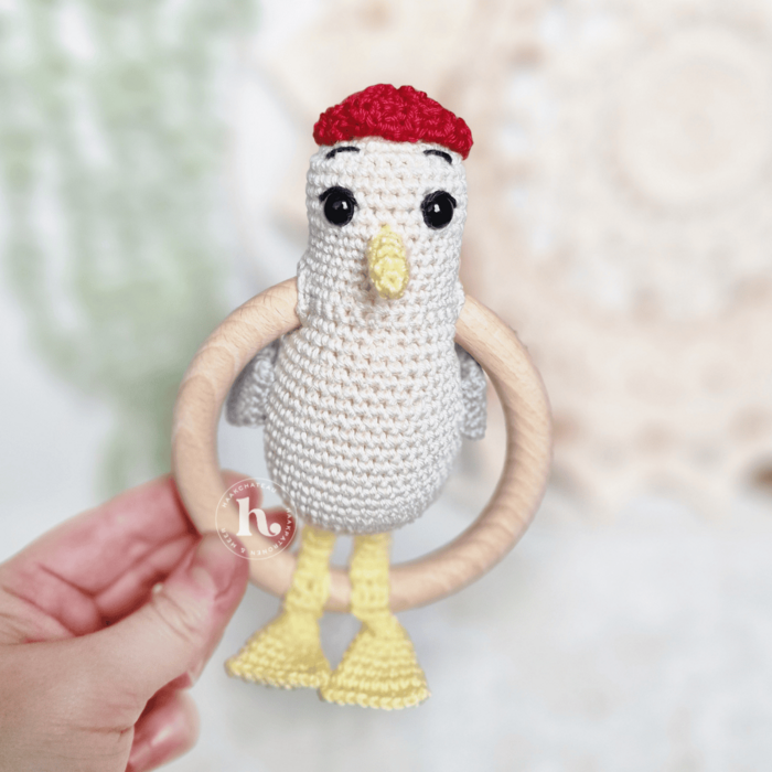 Haakchateau Haakpakket: Rammelaar Zeemeeuw