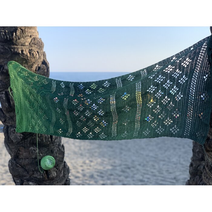 Caro's Atelier Haakpakket Twist of Diamonds sjaal - Whirl