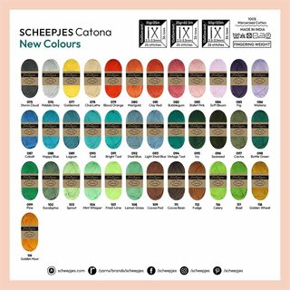 Scheepjes Catona 25 gram - Pakket 37 nieuwe kleuren