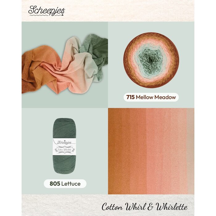 Scheepjes Cotton Whirl 715 - Mellow Meadow
