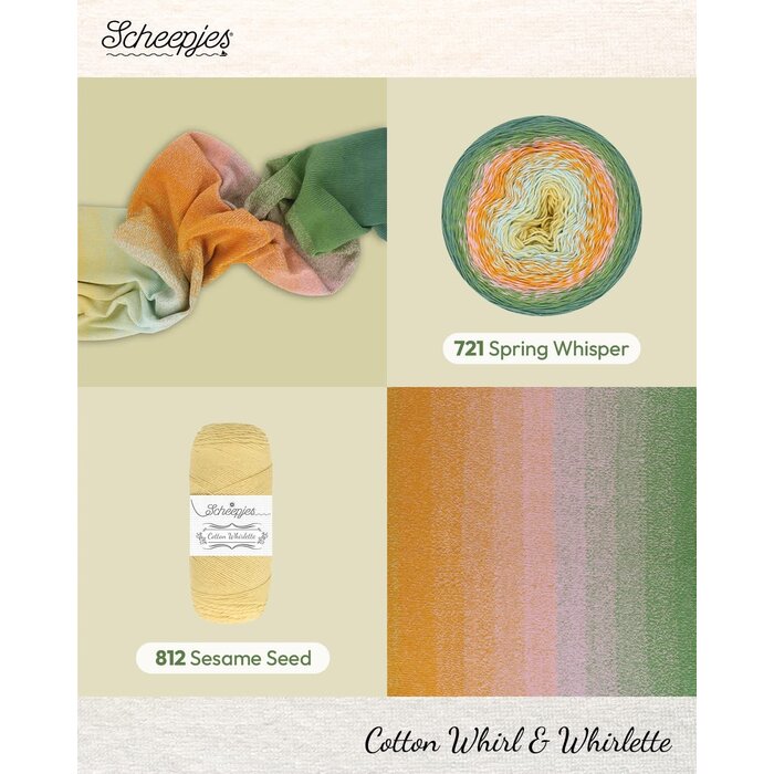 Scheepjes Cotton Whirl 721 - Spring Whisper
