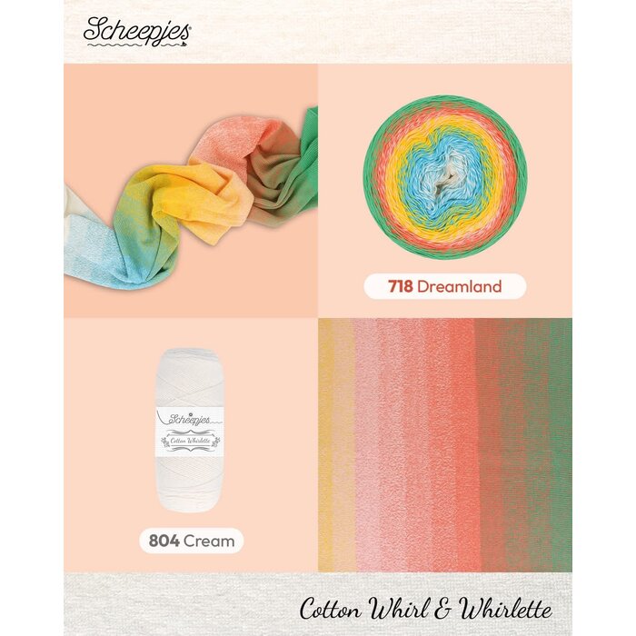 Scheepjes Cotton Whirl 718 - Dreamland