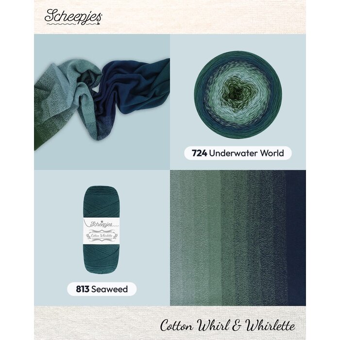 Scheepjes Cotton Whirl 724 - Underwater World