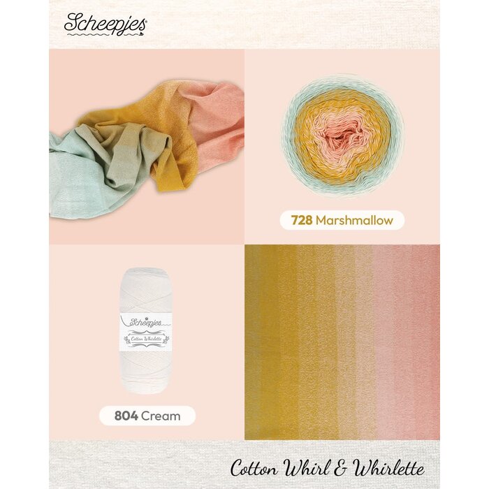 Scheepjes Cotton Whirl 728 - Marshmallow