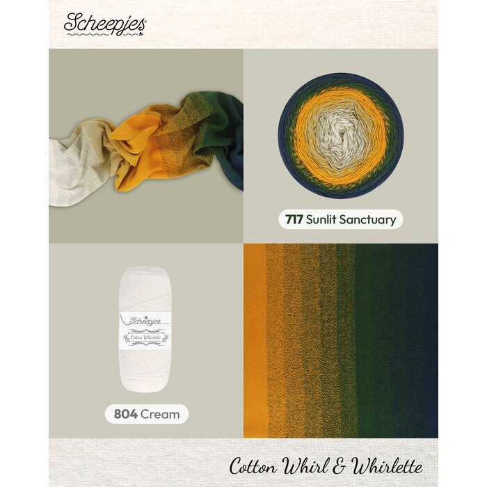 Scheepjes Cotton Whirl 717 - Sunlit Sanctuary