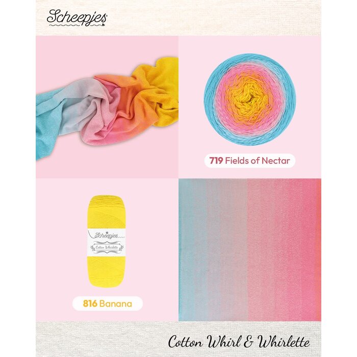 Scheepjes Cotton Whirl 719 - Fields of Nectar
