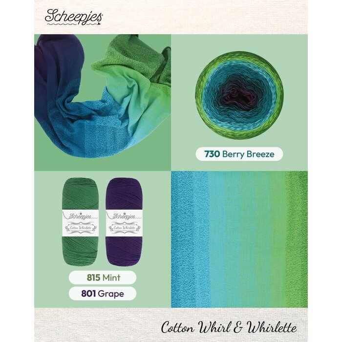 Scheepjes Cotton Whirl 730 - Berry Breeze