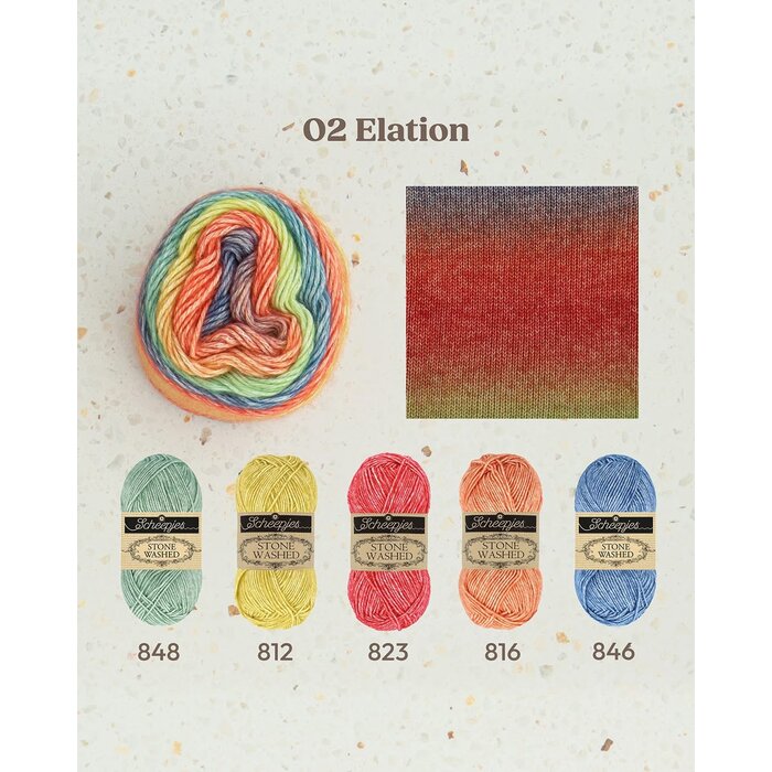 Scheepjes Stone Washed Flow 02 - Elation