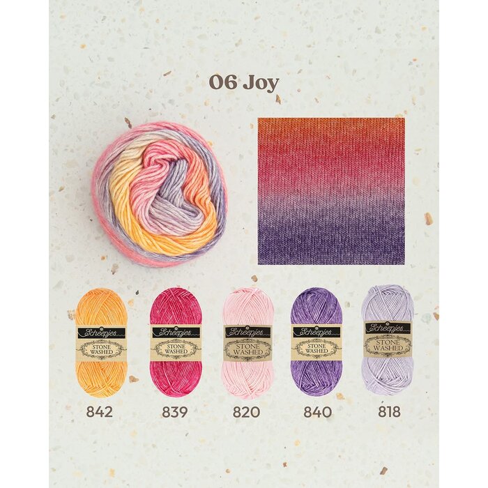 Scheepjes Stone Washed Flow 06 - Joy