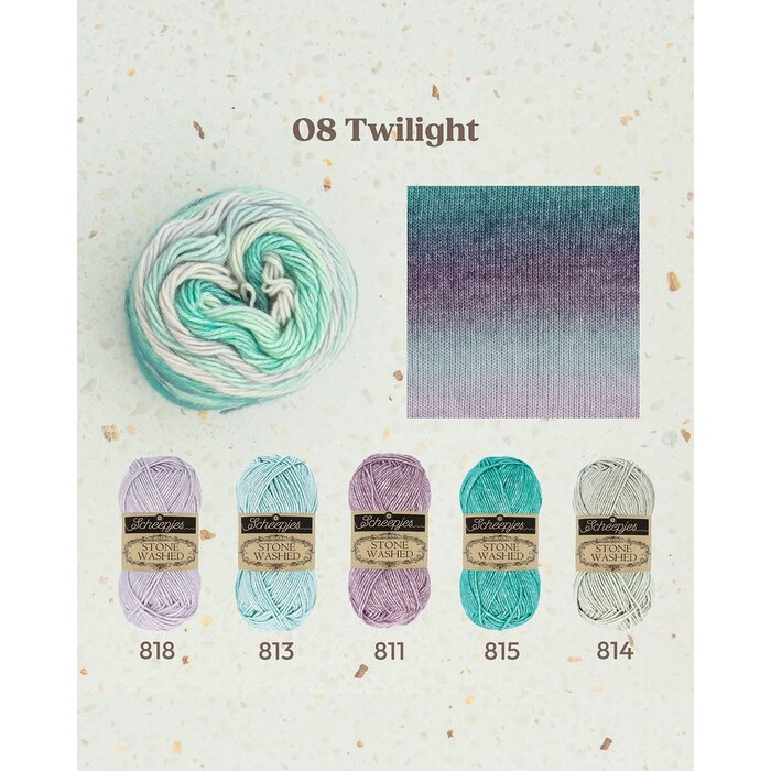 Scheepjes Stone Washed Flow 08 - Twilight