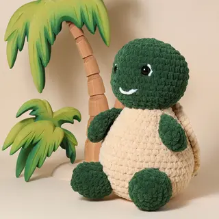 Yarnzoo Haakpakket: Kroeltjes Haken - Schildpad - Groot