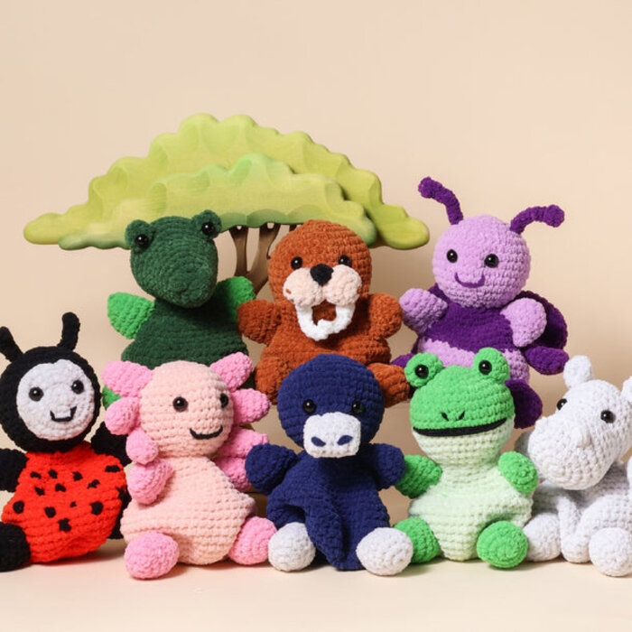 Yarnzoo Haakpakket: Kroeltjes Haken - Axolotl