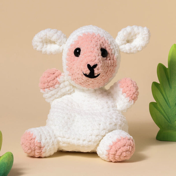 Yarnzoo Haakpakket: Kroeltjes Haken - Schaap