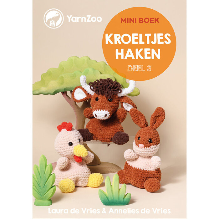 Yarnzoo Haakpakket: Kroeltjes Haken - Koe