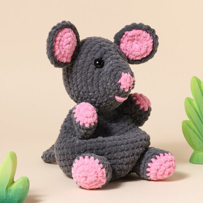 Yarnzoo Haakpakket: Kroeltjes Haken - Muis