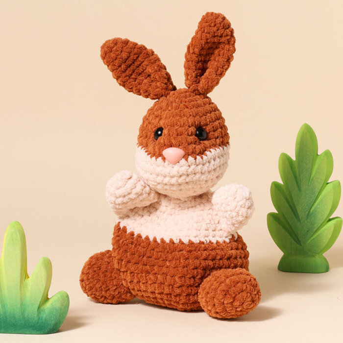 Yarnzoo Haakpakket: Kroeltjes Haken - Konijn