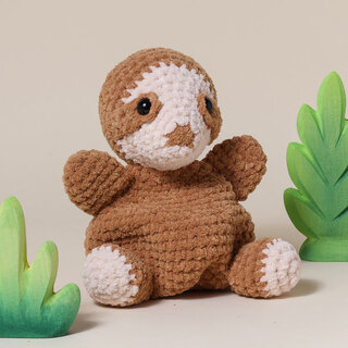 Yarnzoo Haakpakket: Kroeltjes Haken - Luiaard